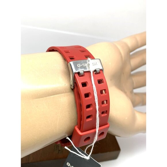 Casio Men's Watch G-Shock GA100B-4A Black Dial Red Resin Digital Quartz 5081 - Picture 11 of 15